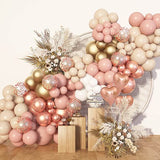 Happy Anniversary Balloon and Dry Flower Decoration