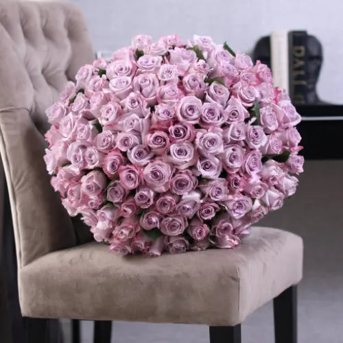 101 Multi-Color Red Roses Bouquet