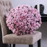 101 Multi-Color Red Roses Bouquet