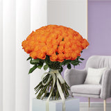101 Multi-Color Red Roses Bouquet