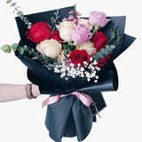 10 Glamour Roses Bouquet