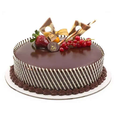 Chocolate Truffle Lattice Cake