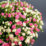 Pink and White Spray Roses Bouquet