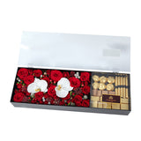 Romantic Flower Box with Chocolates
