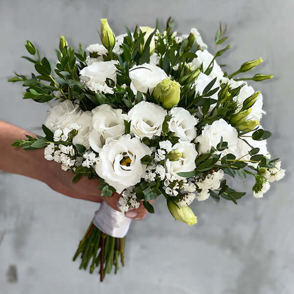 Lisianthus Bridal Bouquet