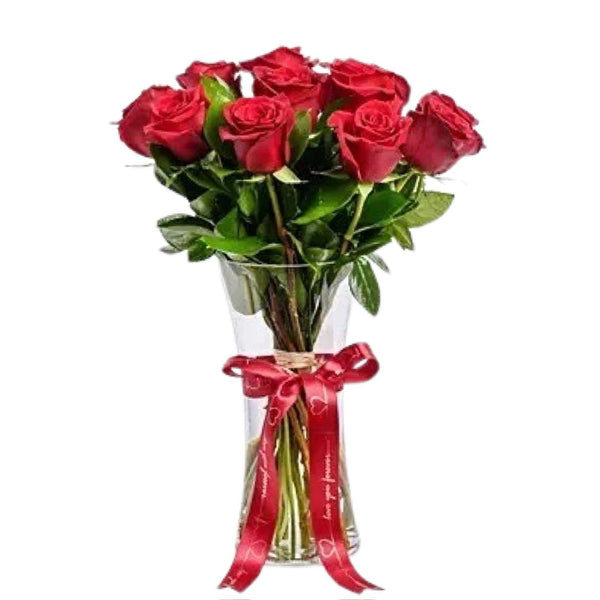 Valentines Day Vase Arrangement