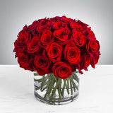 24 Red Roses Arrangement by Shakespeare Fleur in elegant wrapping