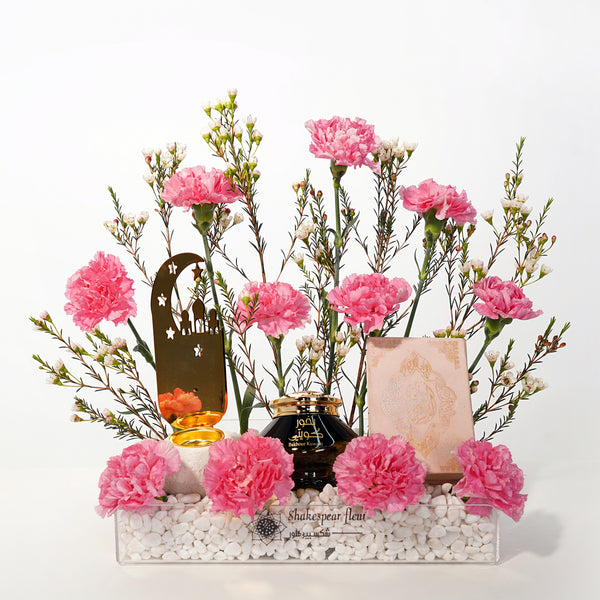 Luxury Floral Arrangement with Bakhoor