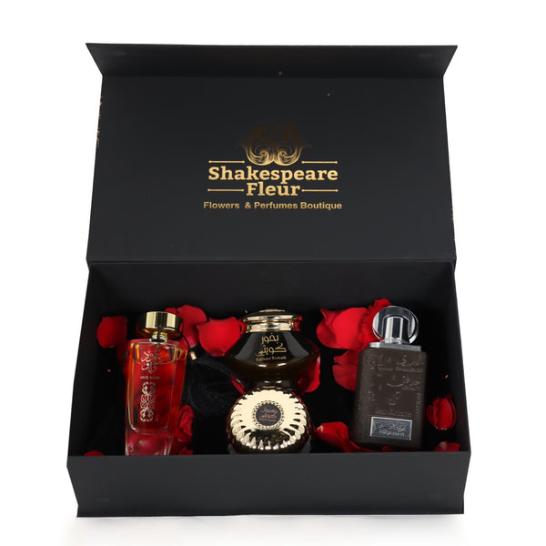 Wajaha Perfume Gift Set – Luxurious Oud & Incense Collection