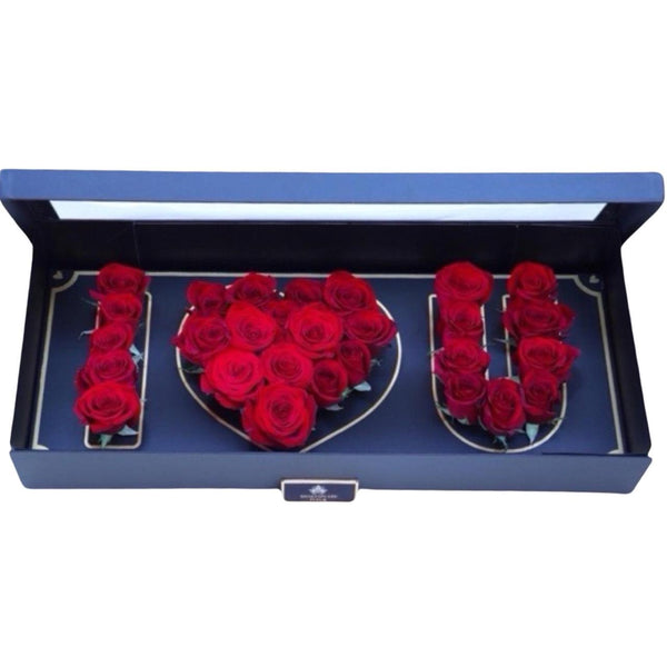 صندوق زهور أحبك