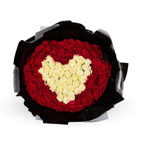Signature Heart Rose Bouquet100