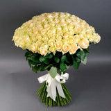 101 Peach Roses Bouquet - Perfect for Same-day Delivery in Sharjah