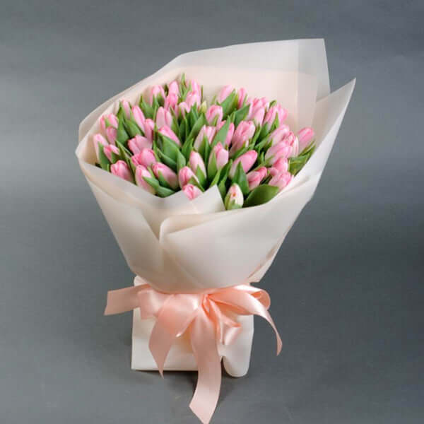Pink Tulips Bouquet