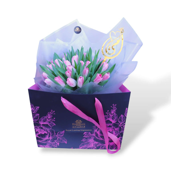 30 Pink Tulip Bouquet