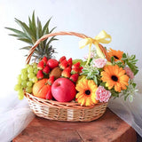 Happiness Fruit and Flower Basket