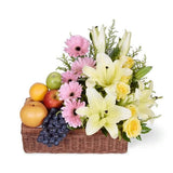 New Wish Fruit and Flower Basket