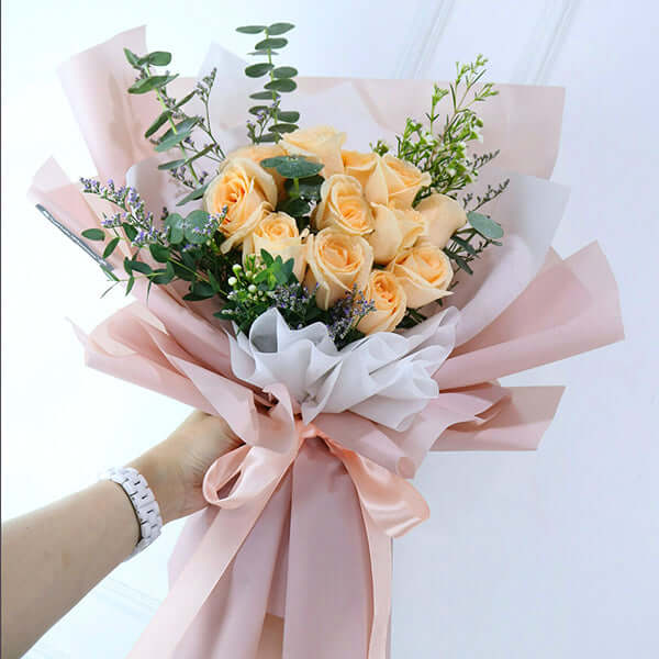 Peach Love Rose Bouquet