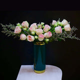 Precious Pink Roses Centerpiece Arrangement