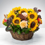Smiling Flower Basket