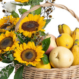 Sunshine Fruit and Flower Basket