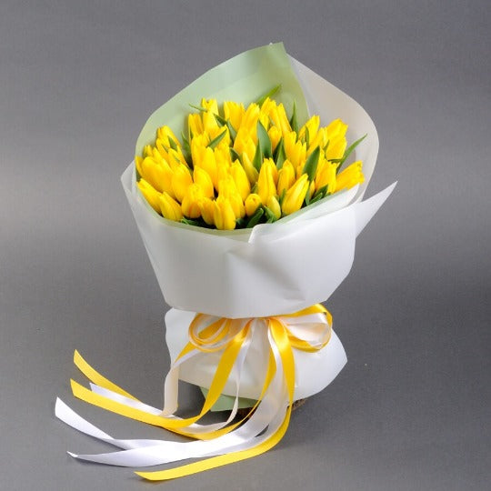 Yellow Tulips Bouquet