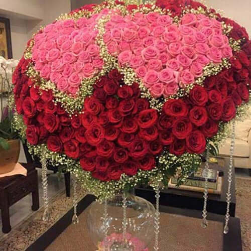 ديكور وردة القلب