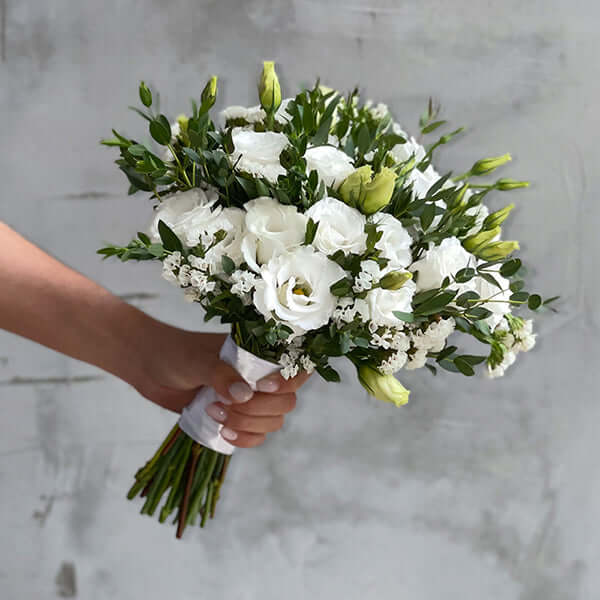 Lisianthus Bridal Bouquet