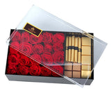 Luxury Box of Red Roses and Chocolates