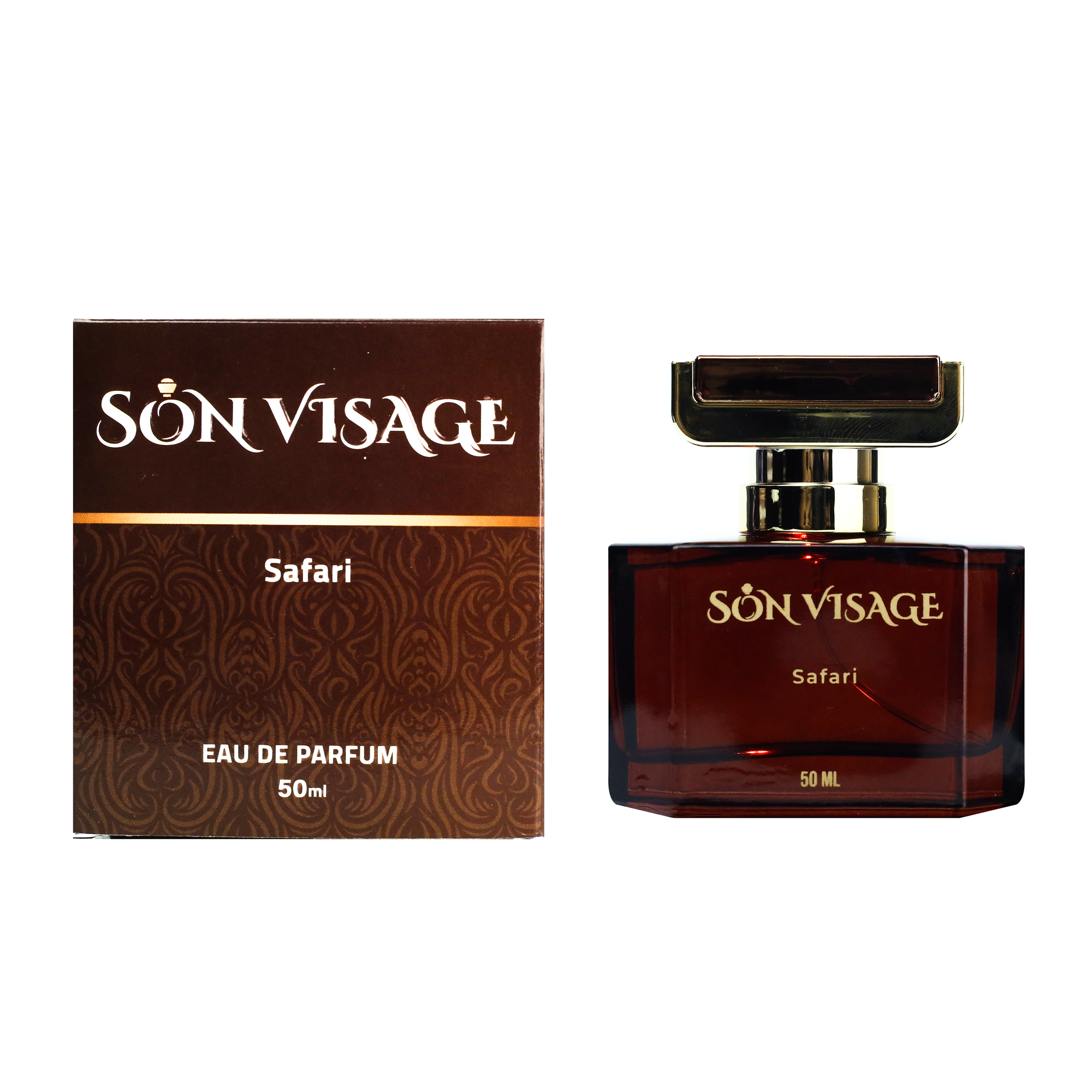 Safari by Son Visage for Unisex - Eau de parfum, 50 ml