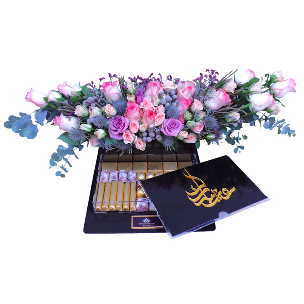 signture chocolates and flowers