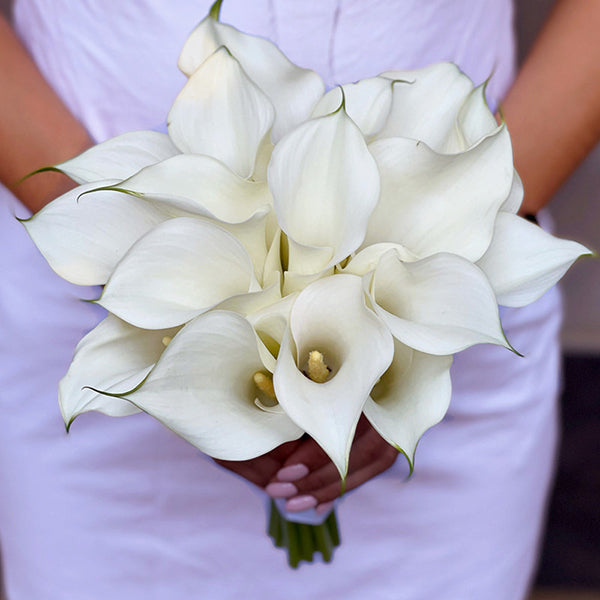 White Calla Lily Bridal Bouquet