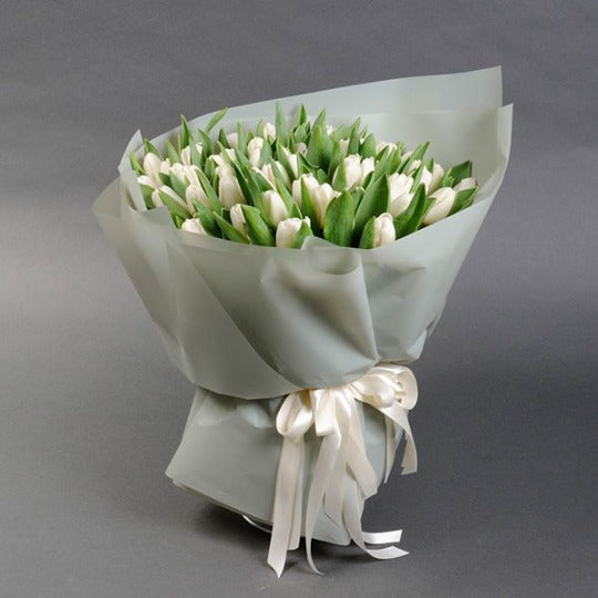 White Tulips Bouquet